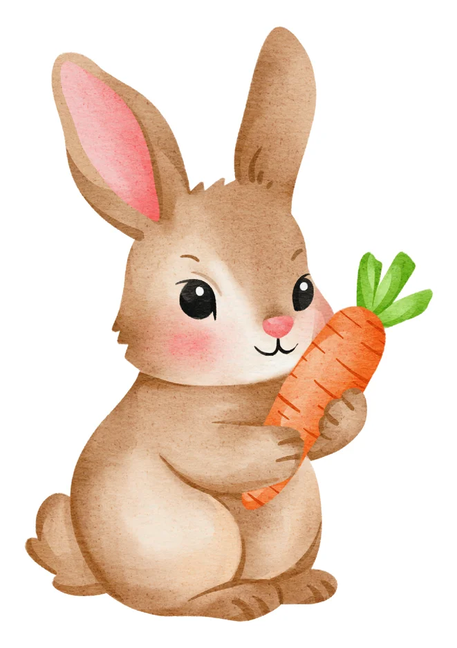 Desenho de coelho grande para imprimir colorido para imprimir e colorir - imagem 4